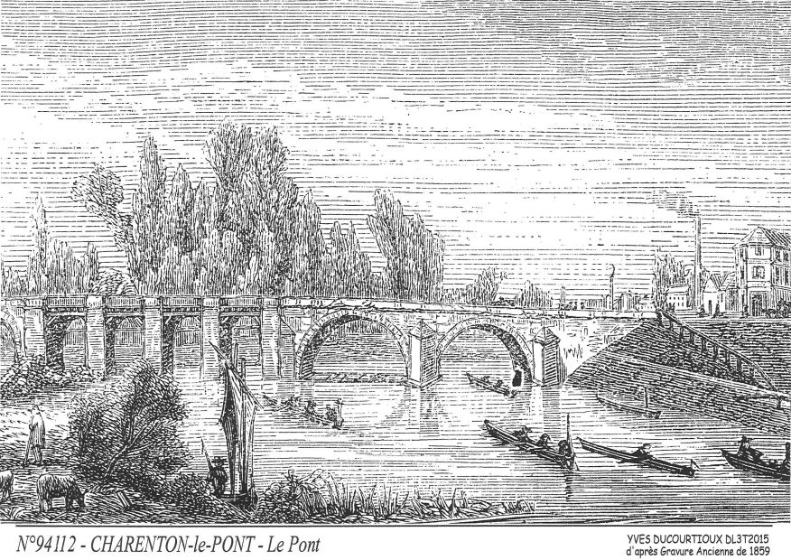 N 94112 - CHARENTON LE PONT - le pont